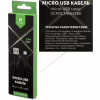 Дата кабель USB 2.0 AM to Micro 5P nylon 1m black Vinga (VCPDCMBN21BK) - Image 4