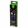 Дата кабель USB 2.0 AM to USB-C 1.0m 2color nylon blue Vinga (VCPDCTCNB31B) - Image 4
