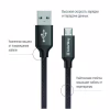 Дата кабель USB 2.0 AM to Micro 5P 1.0m black ColorWay (CW-CBUM002-BK) - Image 2