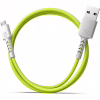 Дата кабель USB 2.0 AM to Micro 5P 1.0m Soft white/lime Pixus (4897058531176) - Image 3