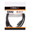 Кабель мультимедійний HDMI M to HDMI M 4.0m black REAL-EL (EL123500019) - Image 3