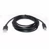Кабель для принтера USB 2.0 AM/BM 2.0m Pro black REAL-EL (EL123500026) - Image 2