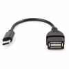 Переходник OTG USB 2.0 AF to USB-C 0.1m Vinga (VCPDCOTGTCBK) - Image 2