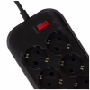 Мережевий фільтр живлення ColorWay CW-CHE64B, 6 розеток/4USB Black (CW-CHE64B) - Image 6