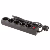 Мережевий фільтр живлення LogicPower LP-X5 PREMIUM, 3m black (9584) - Image 4
