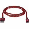 Дата кабель USB 2.0 AM to Micro 5P 1.0m USB08-03T red Defender (87801) - Image 2