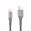 Дата кабель USB 2.0 AM to USB-C 1.2m Grey Grand-X (FC-12G) - Image 2