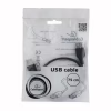 Дата кабель USB 2.0 AM/AF 0.75m Cablexpert (CC-USB2-AMAF-75CM/300-BK) - Image 4