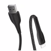 Дата кабель USB 2.0 AM to Lightning 1.0m led black ColorWay (CW-CBUL034-BK) - Image 3