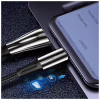 Дата кабель USB 2.0 AM to USB-C 1.0m zinc alloy + led black ColorWay (CW-CBUC035-BK) - Image 8