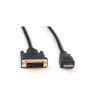 Кабель мультимедийный HDMI M to DVI M 3.0m 24+1pin Vinga (VCPHDMIDVI3) - Image 3