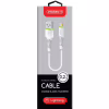 Дата кабель USB 2.0 AM to Lightning 0.2m CBFLEXL0 white Intaleo (1283126487439) - Image 2