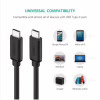 Дата кабель USB-C to USB-C 1.0m US286 3A Black Ugreen (50997) - Image 3