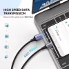 Дата кабель USB 2.0 AM to USB-C 2.0m US288 Aluminum Braid Black Ugreen (60128) - Image 3