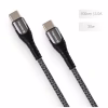 Дата кабель USB-C to USB-C 1.0m PD Fast Charging 65W 3А grey ColorWay (CW-CBPDCC040-GR) - Image 2