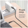 Дата кабель USB-C to USB-C 1.0m PD Fast Charging 65W 3А grey ColorWay (CW-CBPDCC040-GR) - Image 3