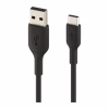 Дата кабель USB 2.0 AM to USB-C 1.0m PVC black Belkin (CAB001BT1MBK) - Image 2