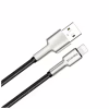 Дата кабель USB 2.0 AM to Lightning 1.0m head metal black ColorWay (CW-CBUL046-BK) - Image 2