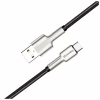 Дата кабель USB 2.0 AM to USB-C 1.0m head metal black ColorWay (CW-CBUC046-BK) - Image 3