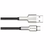 Дата кабель USB 2.0 AM to USB-C 1.0m head metal black ColorWay (CW-CBUC046-BK) - Image 4