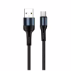 Дата кабель USB 2.0 AM to USB-C 1.0m nylon black ColorWay (CW-CBUC045-BK) - Image 5