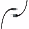 Дата кабель USB 2.0 AM to USB-C 1.0m nylon black ColorWay (CW-CBUC045-BK) - Image 6