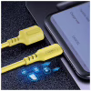 Дата кабель USB 2.0 AM to USB-C 1.0m soft silicone yellow ColorWay (CW-CBUC043-Y) - Image 6