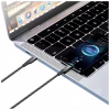 Дата кабель USB-C to USB-C 1.2m 5A 100W transparent head ColorWay (CW-CBPDCC053-BK) - Image 7