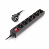 Мережевий фільтр живлення REAL-EL RS-6 Protect M 3m, black (EL122300034) - Image 6
