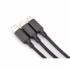 Дата кабель USB 2.0 AM to Lightning + Micro 5P + USB-C 1.0m charge only Digitus (AK-300160-010-S) - Image 4