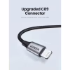 Дата кабель USB 2.0 AM to Lightning 2.0m US199 2.4A Black Ugreen (60158) - Image 4