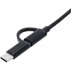 Переходник OTG AC-150 2in1 USB 3.0 - MicroUSB USB Type-C Black XoKo (AC-150-BK) - Image 3
