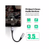 Перехідник USB-C to 3.5mm F 0.10m AV161 Ugreen (80154) - Image 3