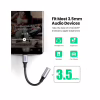 Переходник USB-C to 3.5mm F 0.10m AV161 Ugreen (80154) - Image 3