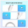 Дата кабель USB 2.0 AM to USB-C 1.5m 3.0A 18W US288 White Ugreen (60132) - Image 3