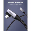 Дата кабель USB 3.0 AM to USB-C 1.0m 3A US385 90° Black Ugreen (20299) - Image 3