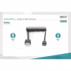 Дата кабель USB 2.0 AM to USB-C 1.0m (0.32m) spiral black Digitus (AK-300430-006-S) - Image 6