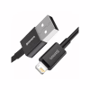 Дата кабель USB 2.0 AM to Lightning 1.0m 2.4A Superior Series Black Baseus (CALYS-A01) - Image 2