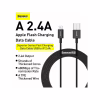 Дата кабель USB 2.0 AM to Lightning 1.0m 2.4A Superior Series Black Baseus (CALYS-A01) - Image 6