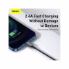 Дата кабель USB 2.0 AM to Lightning 1.0m 2.4A Superior Series Black Baseus (CALYS-A01) - Image 8