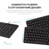 Клавіатура OfficePro SK166 USB Black (SK166) - Image 5