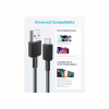 Дата кабель USB 2.0 AM to USB-C 0.9m 322 Black Anker (A81H5G11) - Image 3