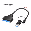 Адаптер USB3.0 Type-A/C HDD 2,5" SATA II/III / SSD Dynamode (DM-AD-SATA-U3) - Image 2