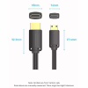 Кабель мультимедийный HDMI M to HDMI mini M 1.5m V2.0 4K60Hz Vention (AGHBG) - Image 3