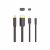 Кабель мультимедійний HDMI M to HDMI micro M 1.5m V2.0 4K 60Hz 18Gbps HDR Dolby Vention (AGIBG) - Image 3