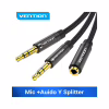 Кабель мультимедійний 3.5mm F to 2x3.5mm M (4pin) Vention (BBTBY) - Image 2