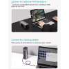 Дата кабель USB-C to USB-C 1.0m Thunderbolt 4 240W (50V/5A) 8K60Hz Gray Aluminum Alloy Vention (TAVHF) - Image 11