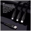 Дата кабель USB-C to Lightning + Micro 5P + USB-C 1.2m 3.0A (PD60W data) Black ColorWay (CW-CBPDU3060-BK) - Image 7