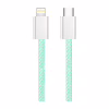 Дата кабель USB-C to Lightning 1.0m 27W green ColorWay (CW-CBPDCL061-G) - Image 6
