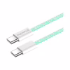 Дата кабель USB-C to USB-C 1.0m 60W 3.0А green ColorWay (CW-CBPDCC061-G) - Image 6